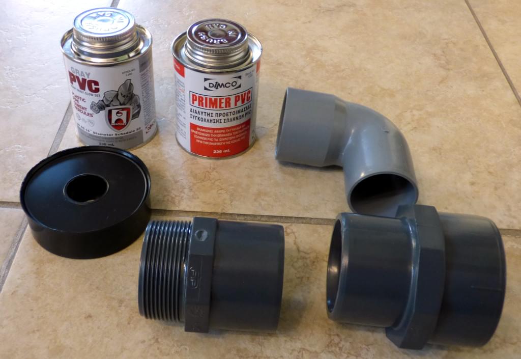 Kit σύνδεσης φίλτρων Φ63 για 2 βαρέλια - 63 mm - 2"