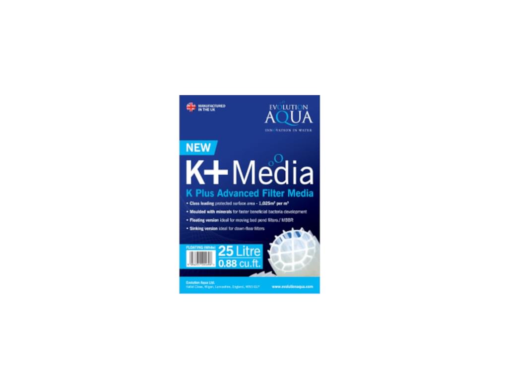 Evolution Aqua K+ (Λευκό-Πλωτό) Βιολογικό Υλικό - 25 λίτρα