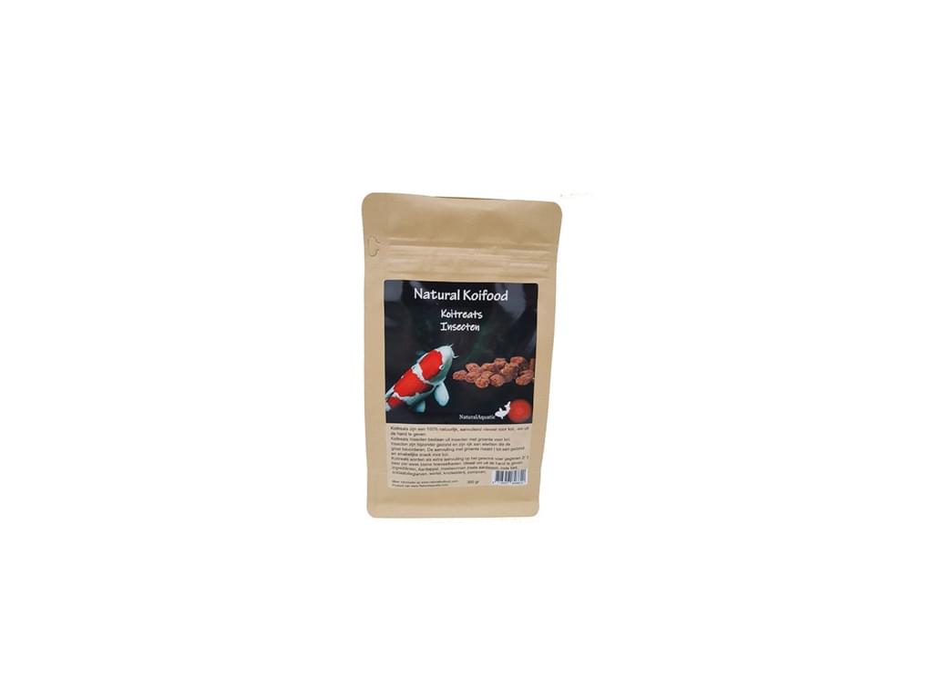 Τροφή για ψάρια Koi - Natural Aquatic KoiTreats Insekten (Έντομα με Λαχανικά) 350 γραμμάρια