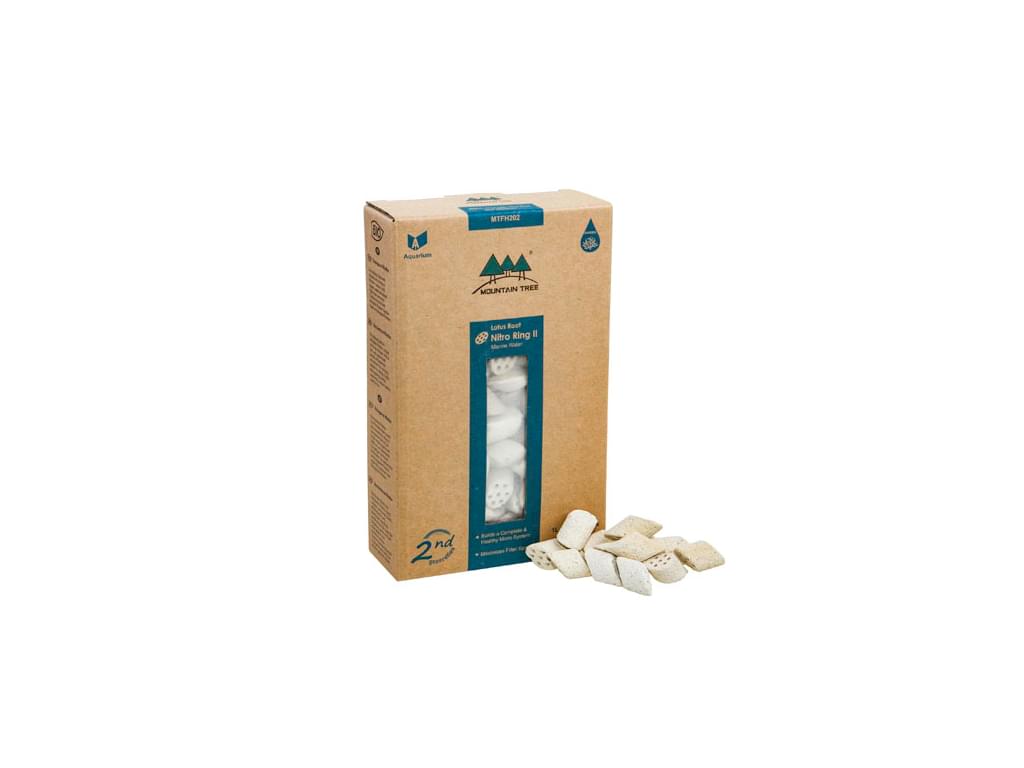 Mountain Tree Lotus Nitro Ring ΙΙ για canister και sump Θαλασσινών Ενυδρείων. Τιμή ανά κουτί (1 κουτί = 1 λίτρο = 600 γραμμάρια)