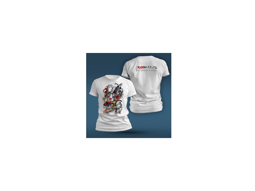 Μπλούζα Τ-Shirt με Ιαπωνικά Koi Illustrations (ζωγραφιές) μέγεθος Large (L)