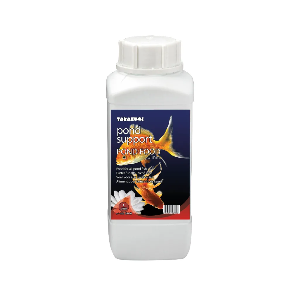 Τροφή για Όλα τα ψάρια λίμνης - Takazumi Pond Support Pond Food σε pellets 3 mm - 450 gr