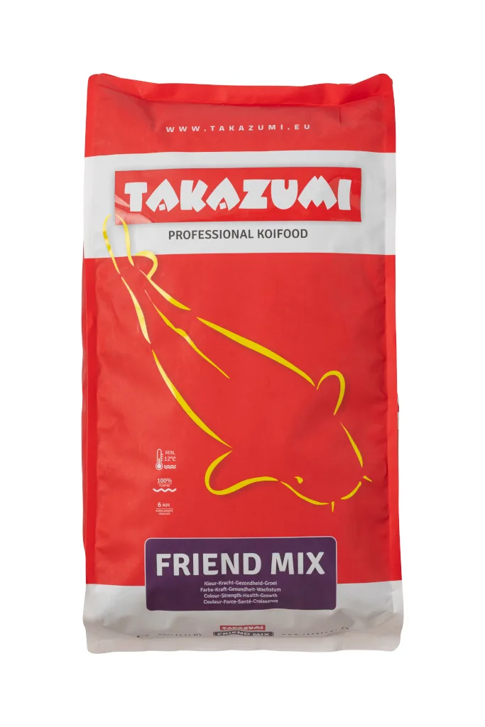 Τροφή για ψάρια Koi - Takazumi Friend Mix σε pellets 6mm - Πλήρης και Προσιτή Τιμή - 5 κιλά