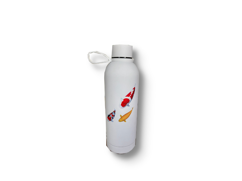 Mountain Tree θερμός με Koi 500ml - Χρώμα λευκό