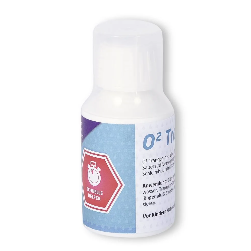 O2 Transport Aid για Koi 100 ml – Ασφαλής μεταφορά έως 400L νερού