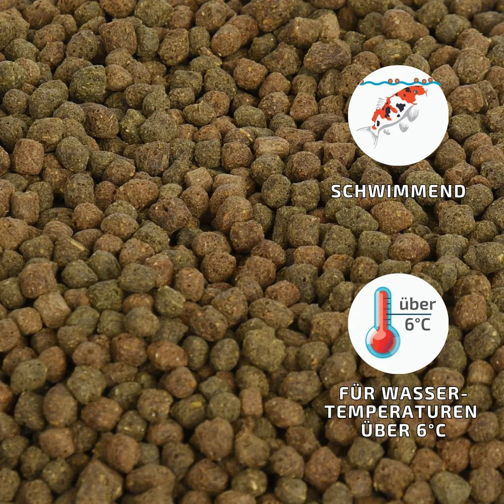 Τροφή για Koi - Oishii® Mix - Επιπλέουσα 4,5mm - Ελβετική υπεροχή - Συσκευασία 5 κιλών 5